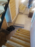 Укладка ковролина ITC на лестнице, 20 ступеней
